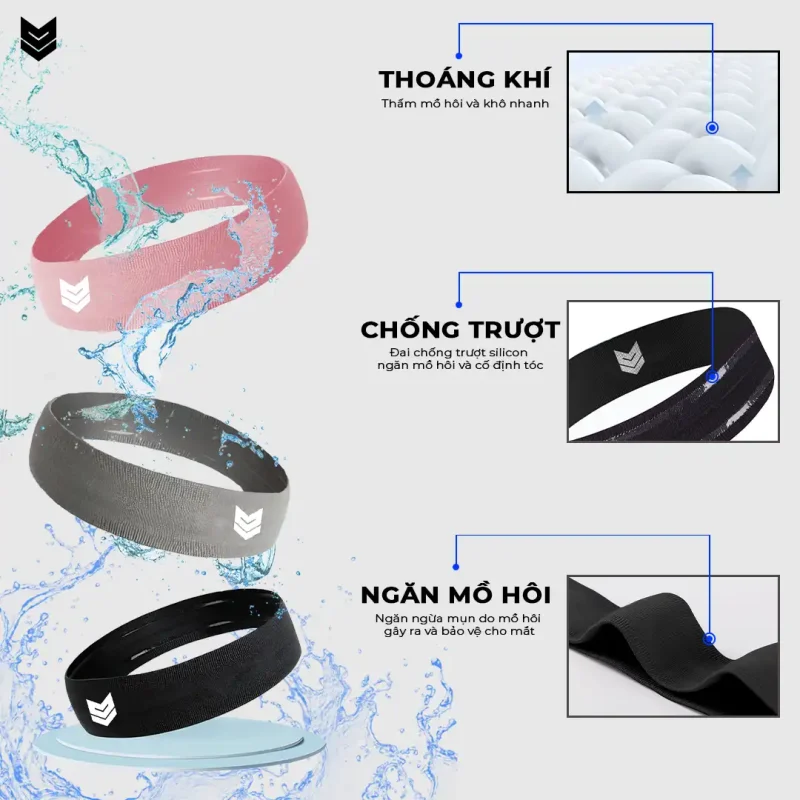Băng đô phối đồ thể thao
