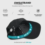 mu-the-thao-redikick-function-premium-cap-M23002-den-trang-2.webp